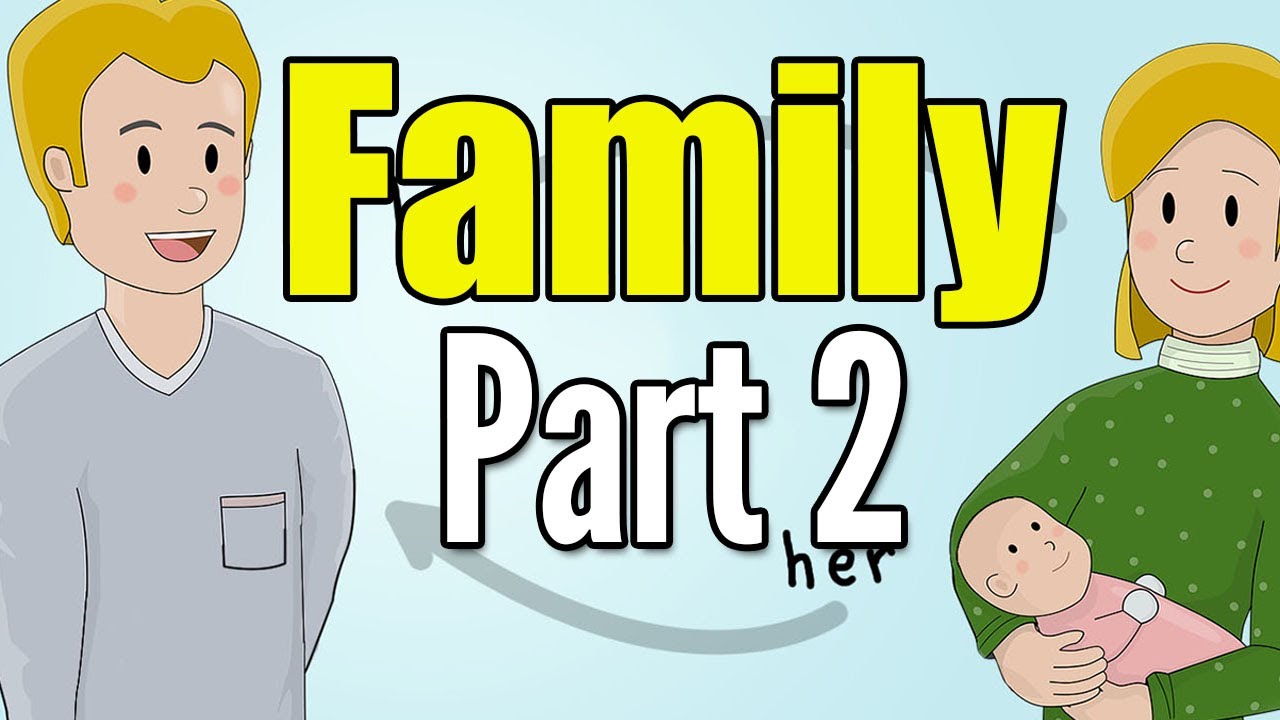 ★★☆ Family Vocabulary Part 2 Uncle, Cousin, Divorced, Married, Nephew