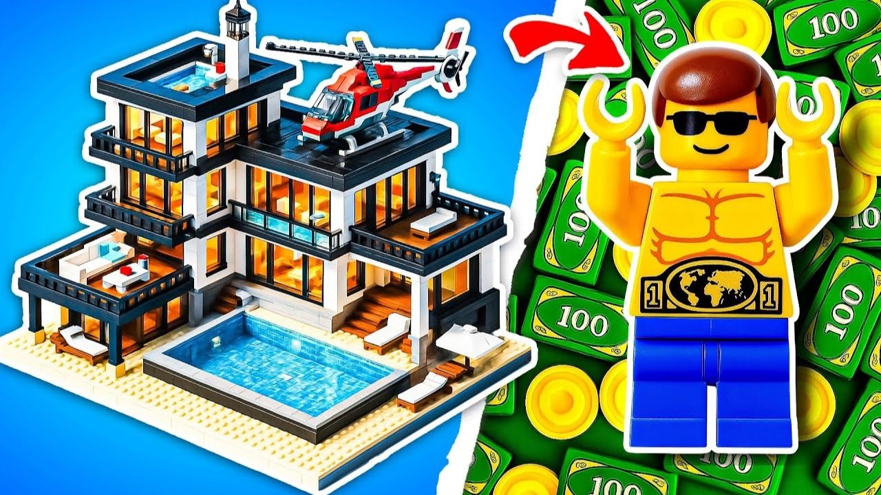 Я построил роскошный курорт из LEGO!