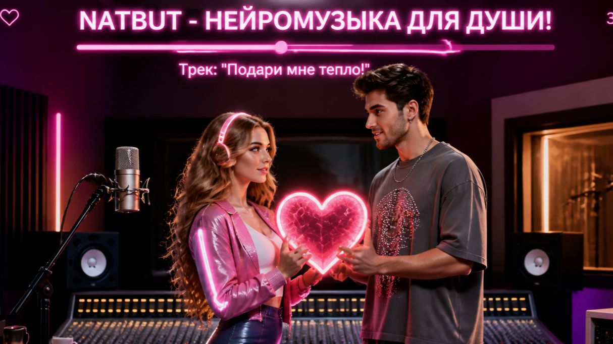 🔥НОВЫЙ ТРЕК: «ПОДАРИ МНЕ ТЕПЛО!»🎧NATBUT - НЕЙРОМУЗЫКА ДЛЯ ДУШИ / СЛУШАЙ ОНЛАЙН