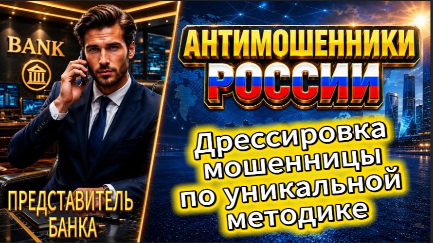 ПРЕДСТАВИТЕЛЬ БАНКА / НЕОБУЧАЕМЫЕ, НО ЕСТЬ НЮАНС / МОШЕННИКИ ЗВОНЯТ ПО ТЕЛЕФОНУ
