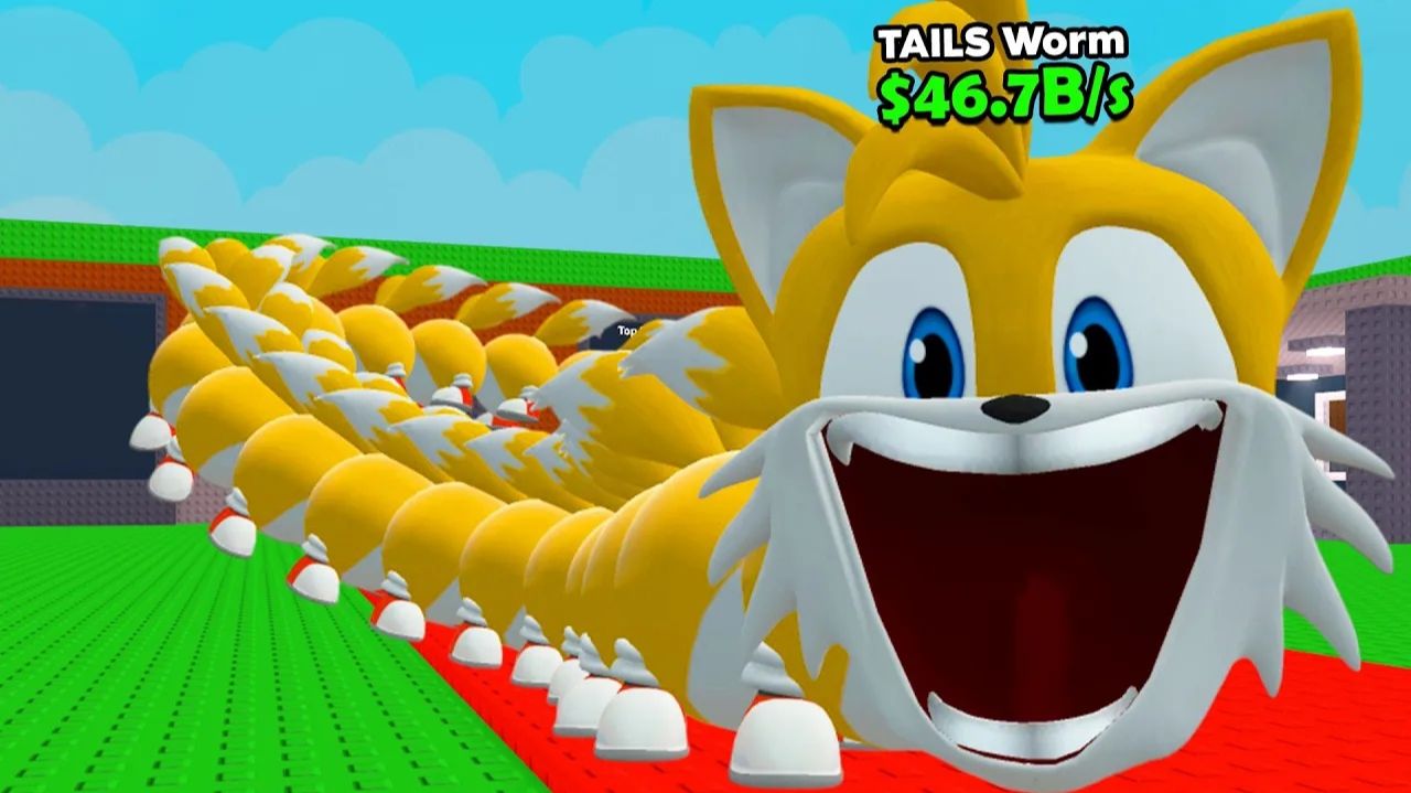 Голодный Tails Worm крадёт Brainrot в Garry's Mod!