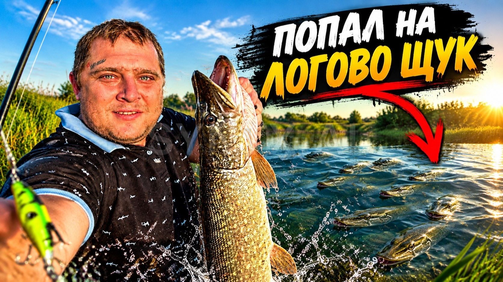 Попал на сильный жор ЩУКИ / Поймал огромную ЩУКУ!