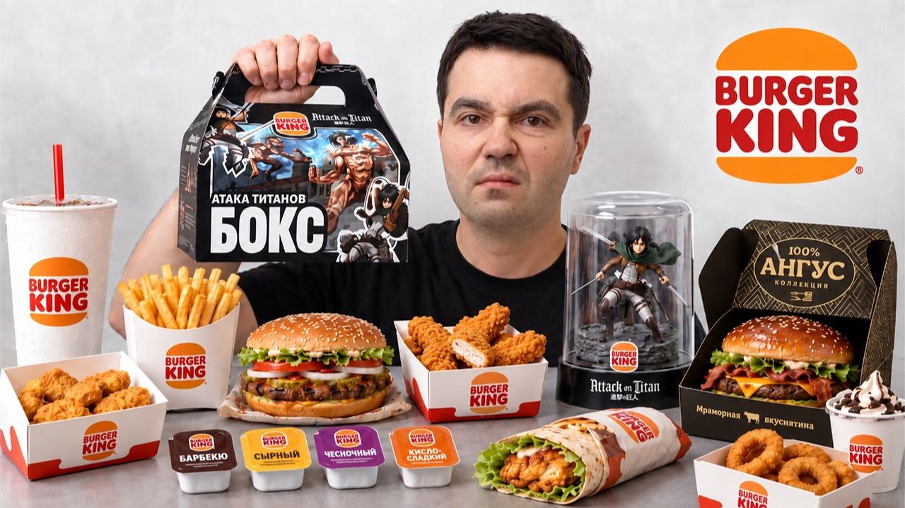 Попробовал ВСЕ МЕНЮ Бургер Кинг (почему так дорого?)