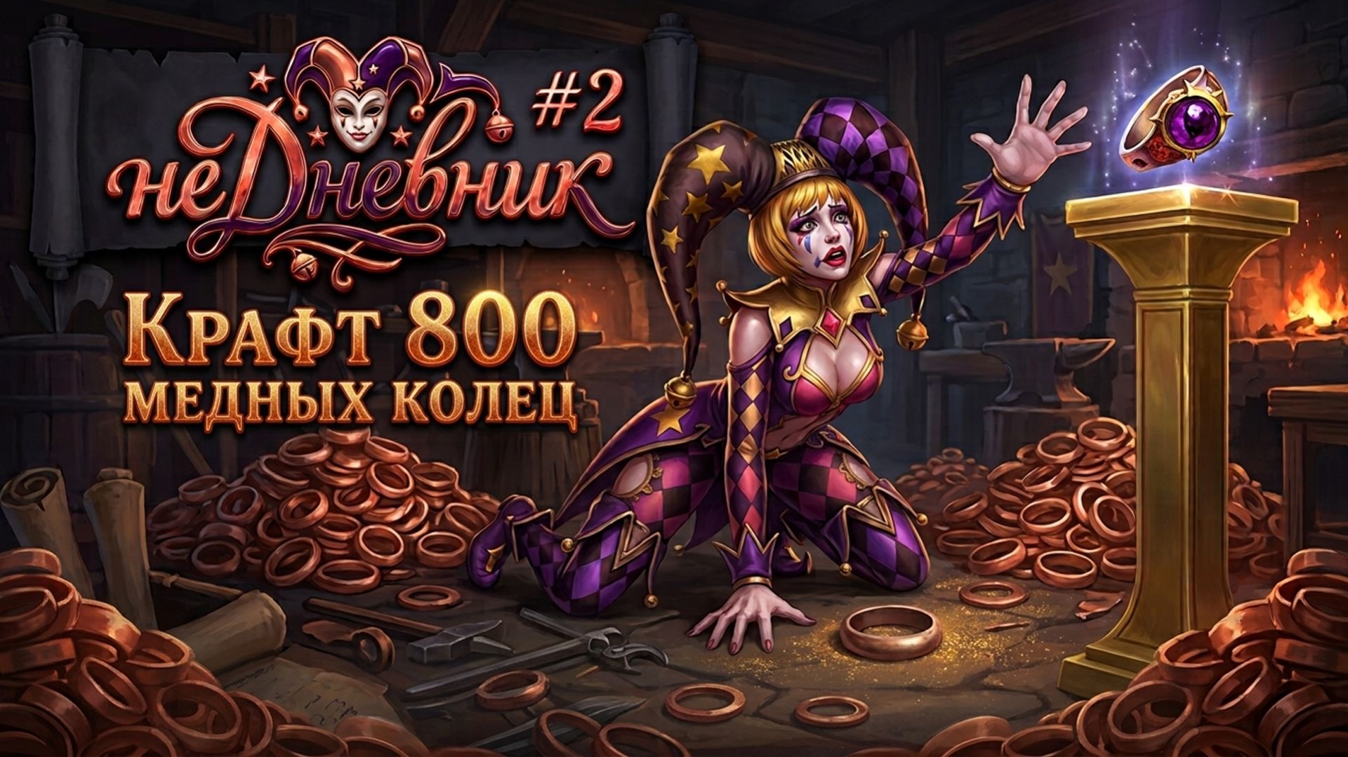 неДневник #2 Крафт 800 медных колец