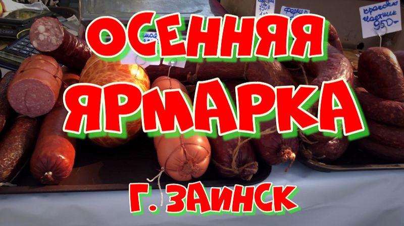 ОСЕННЯЯ ЯРМАРКА в ЗАИНСКЕ: фермерские продукты, горы овощей, мед - ПОКАЗЫВАЮ ВСЁ!