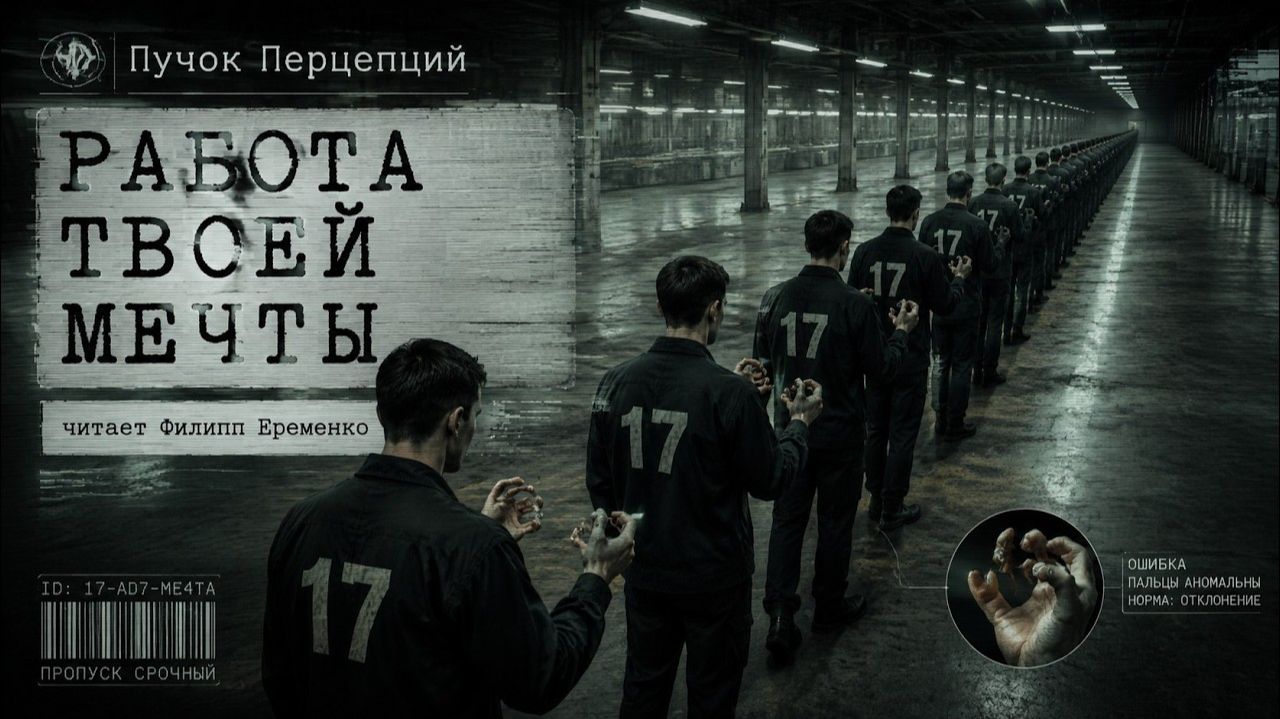 Пучок Перцепций — Работа твоей мечты 🎧 рассказ ужасов, аудиокнига целиком