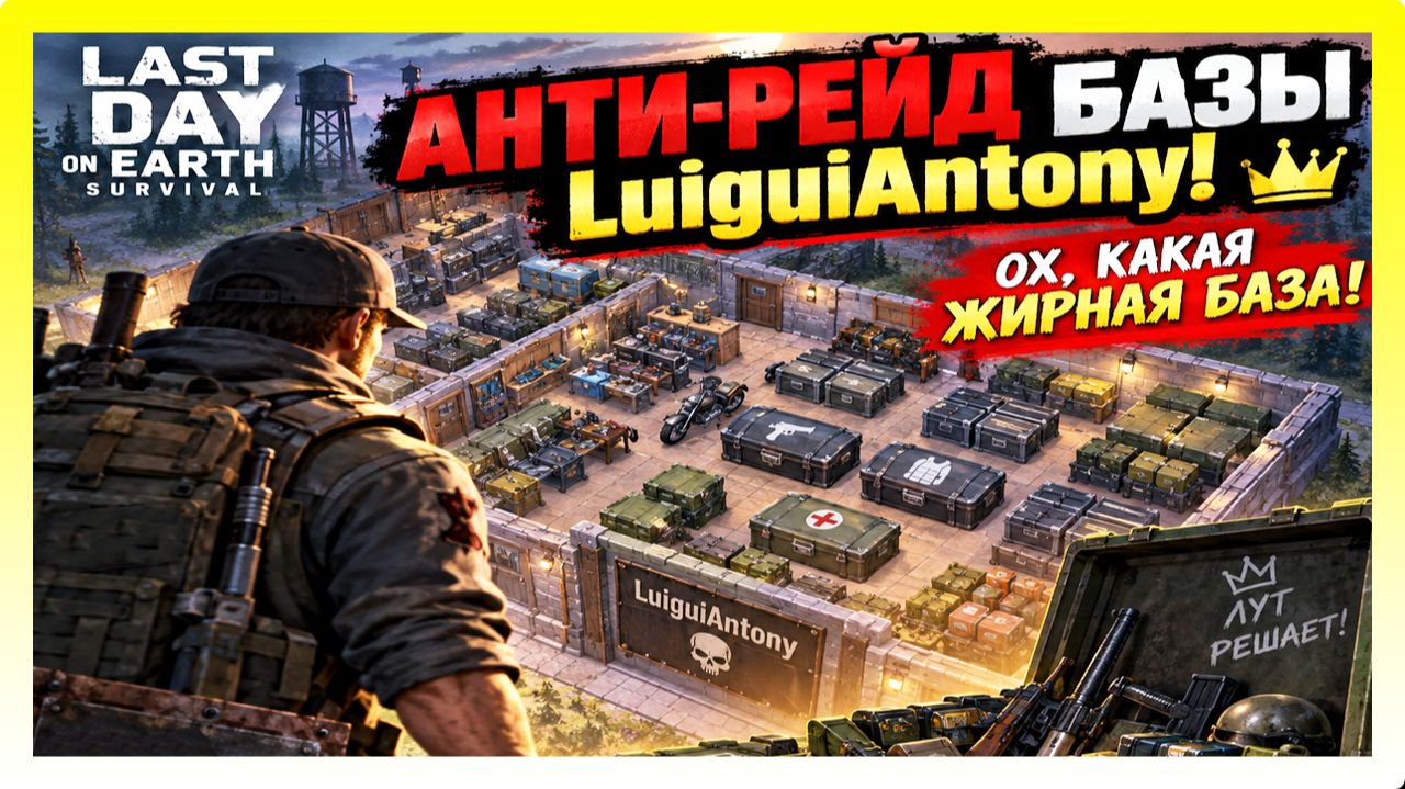 АНТИ-РЕЙД БАЗЫ LuiguiAntony! ОХ, КАКАЯ ЖИРНАЯ БАЗА / Last Day On Earth: Survival