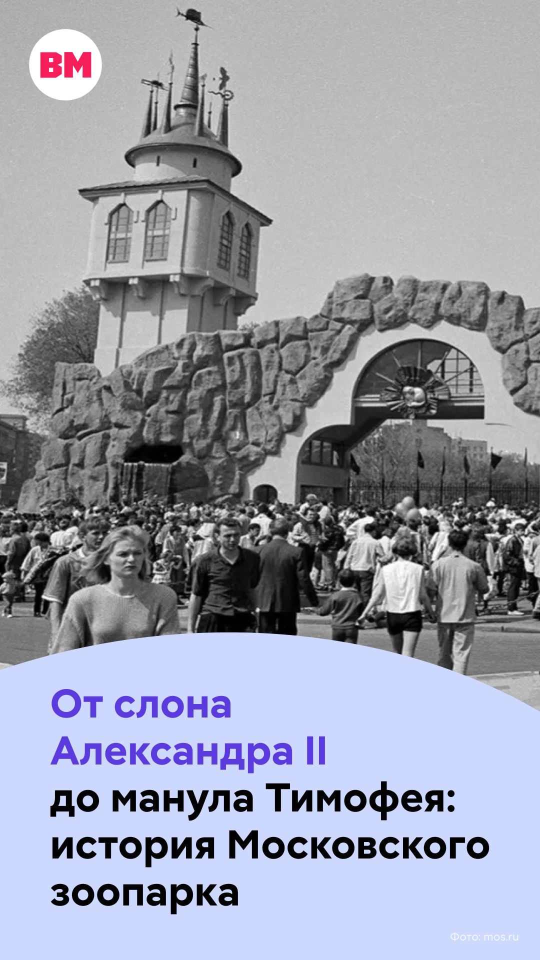 От слона Александра II до манула Тимофея: история Московского зоопарка // Вечерняя Москва