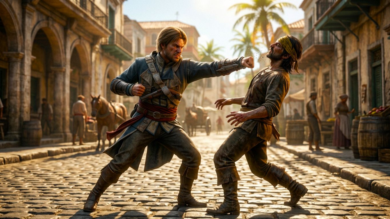 Мудрец получил в торец ► Assassins Creed: Black Flag Resynced Прохождение #4