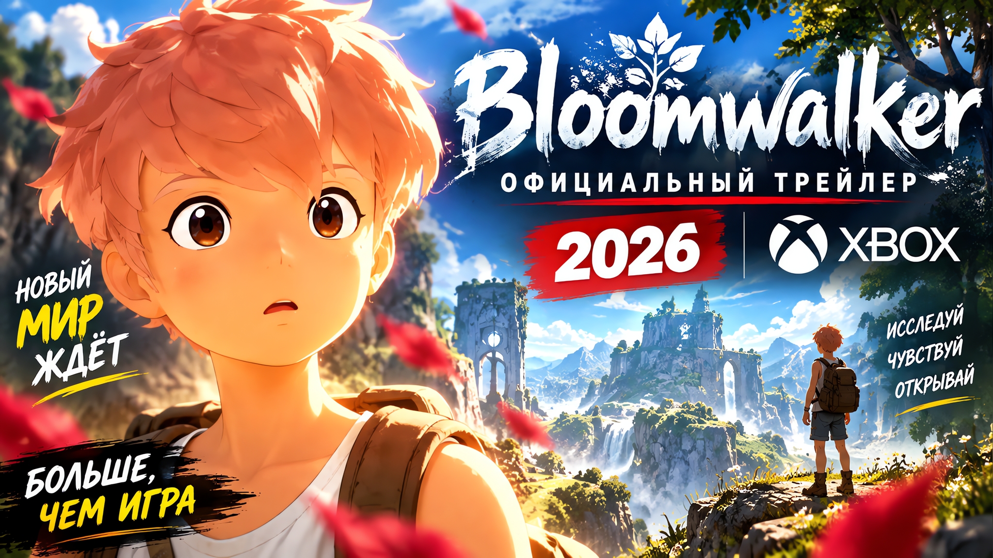 «Bloomwalker» — Официальный трейлер | 2026 | Xbox
Bloomwalker — уютная приключенческая видеоигра.