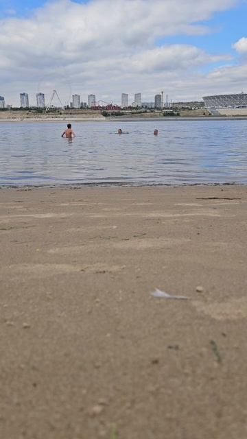 Волгоград. Волга. Мы. 18 сентября 2026. воздух 19.5°, вода 19°