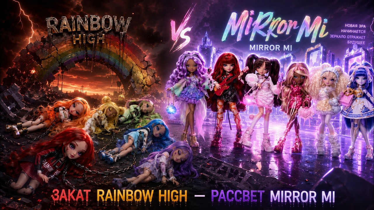 RAINBOW HIGH — ВСЁ! НОВЫЙ бренд КУКОЛ Mirror Mi от MGA// Обзор новостей и первое впечатление ✨