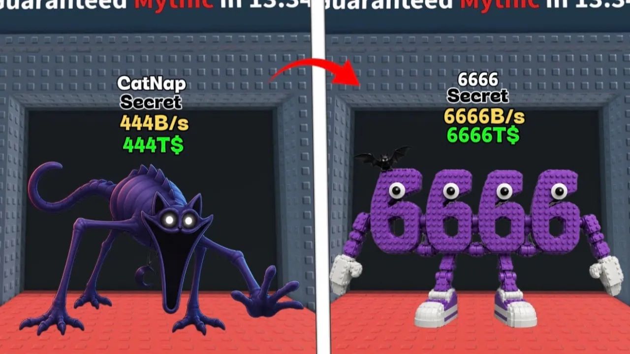 CatNap и 6666 Brainrots — новый жуткий апдейт Huggy Wuggy и события!
