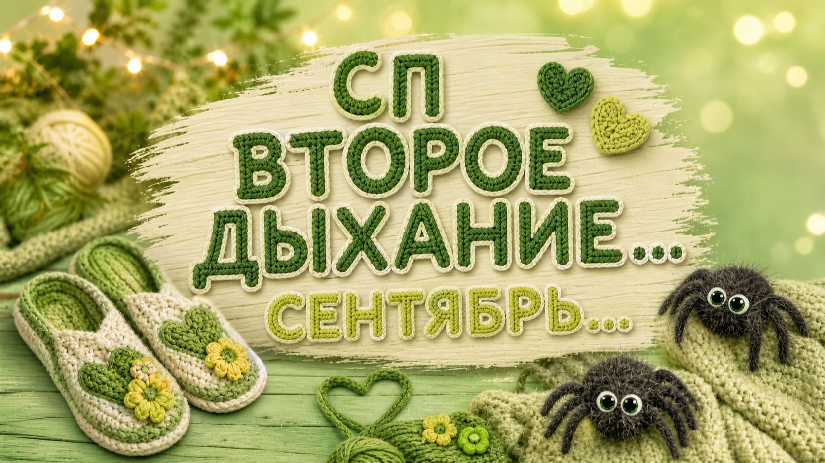 СП ВТОРОЕ ДЫХАНИЕ   ОТЧЁТ ЗА СЕНТЯБРЬ   ПАУЧКИ И ТАПОЧКИ