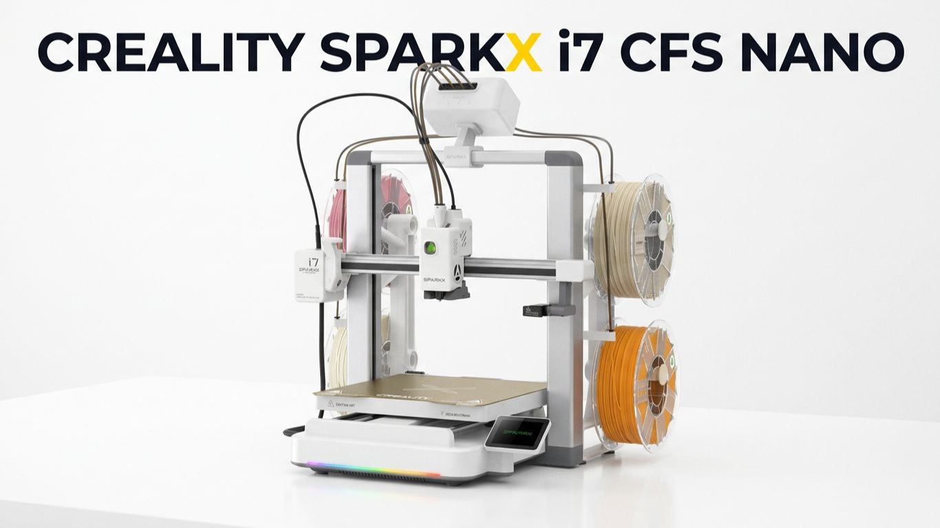 КОМПАКТНАЯ 3D ПЕЧАТЬ - Creality Sparkx I7 CFS Nano