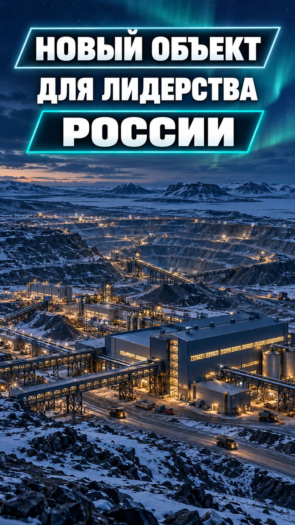 Россия построила новый комбинат в Арктике