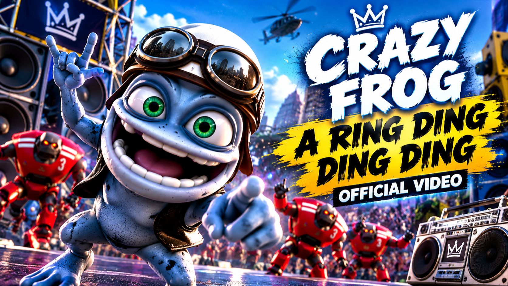 Crazy Frog - A Ring Ding Ding Ding (Official Video)