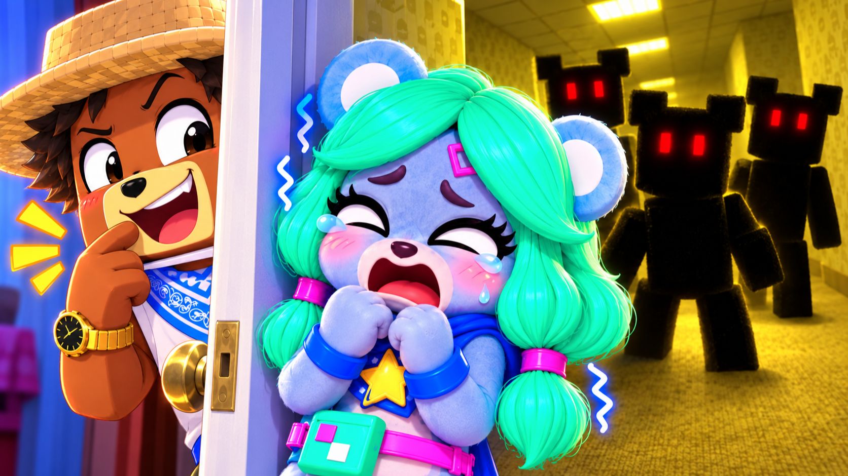 😡КИРЮША ЗАТРОЛЛИЛ МЕНЯ В ИГРЕ СУПЕР МИШКА SUPER BEAR ADVENTURE