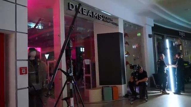 НОЧЬ В Торговом центре *бэкстейдж со съёмок клипа 