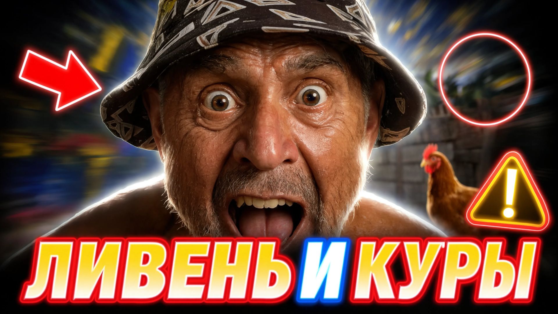 Тропический ливень не остановил стройку: что произошло с курами?