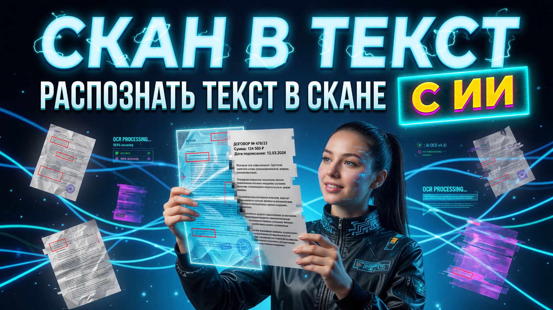 Скан в текст онлайн: как распознать текст в скане с помощью ИИ?