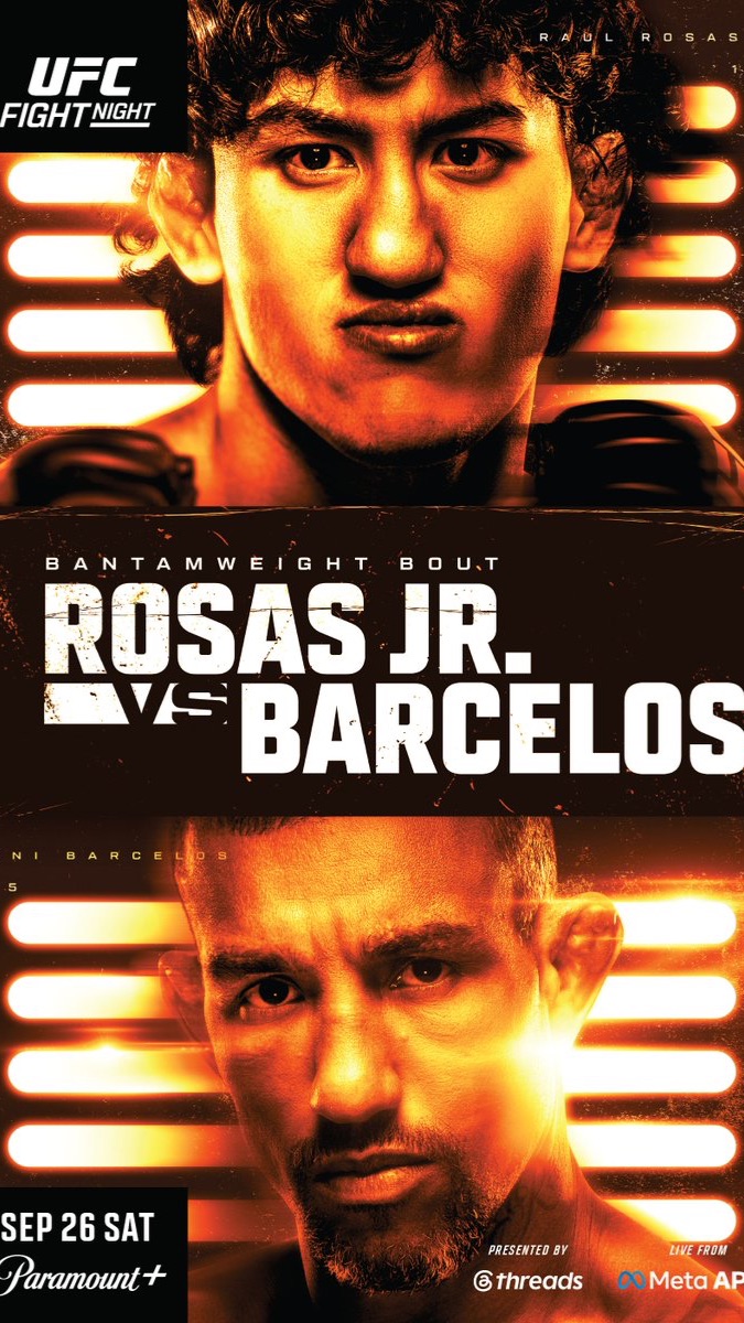 Анонс UFC Fight Night: Росас мл. Vs Барселос