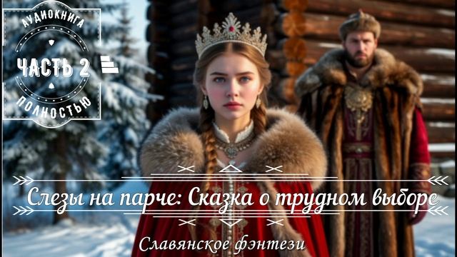 2️⃣🎧АУДИОКНИГА ПОЛНОСТЬЮ 😢Слезы на парче: Сказка о трудном выборе 📜Славянское фэнтези ✨ Часть 2️⃣