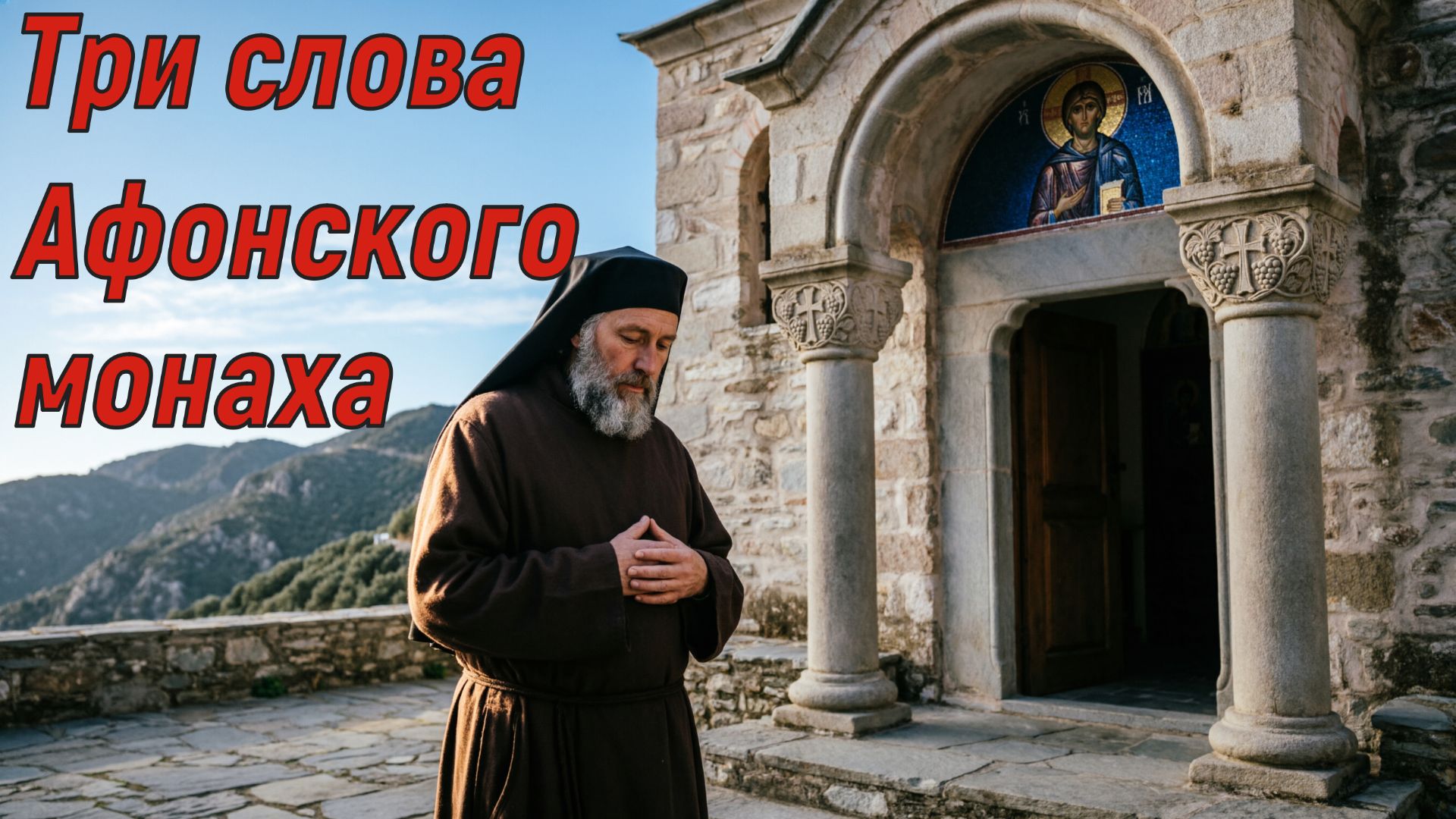 Три слова МОНАХА АФОНА перед смертью Их прятали годами ОНИ просят передать их каждому [get-save.com]