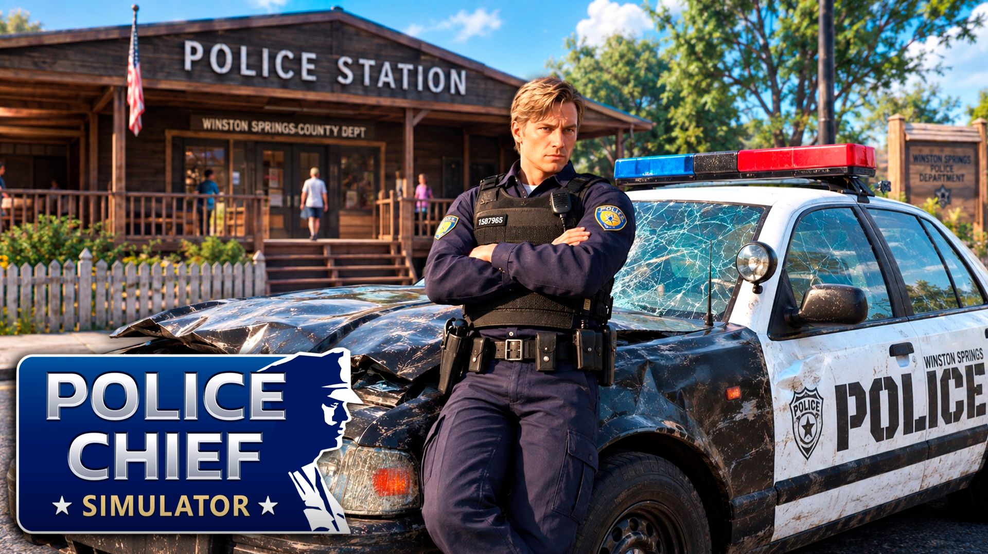 ОТКРЫТИЕ ПОЛИЦЕЙСКОГО УЧАСТКА! - Police Chief Simulator #1