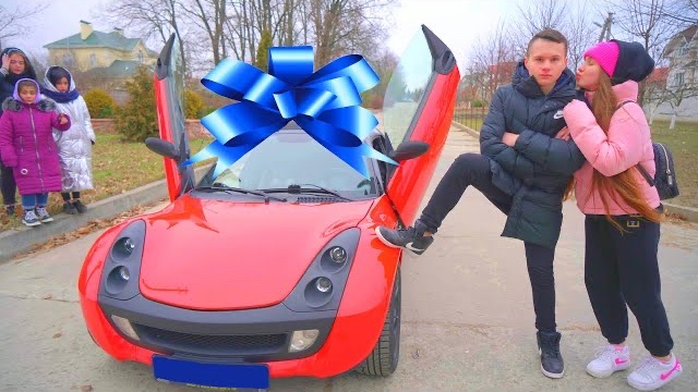 СЮРПРИЗ ДЛЯ ДИАНЫ!!! ДИМА ПОДАРИЛ МАШИНУ?