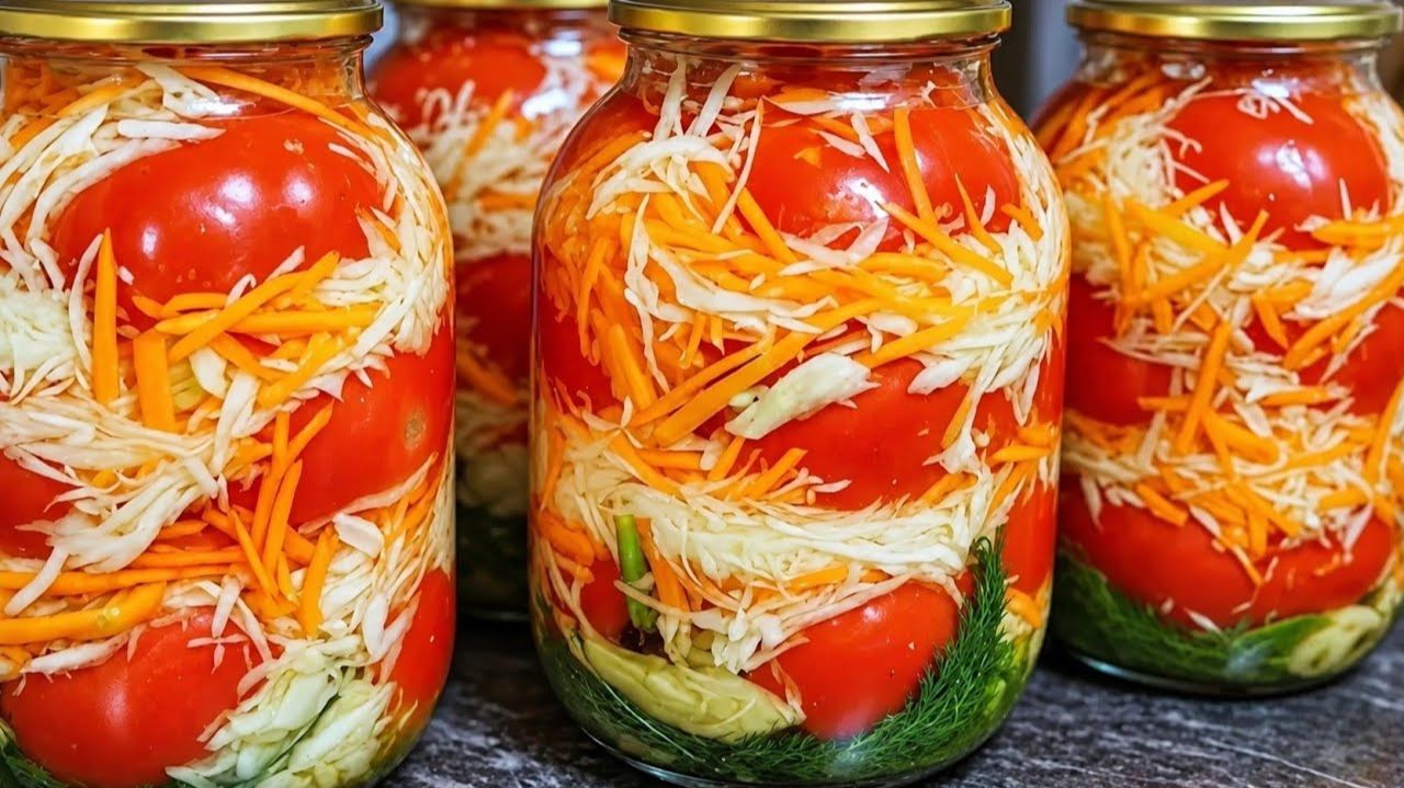 БОЖЕ МОЙ, КАК ЖЕ ЭТО ВКУСНО! ПОМИДОРЫ НА ЗИМУ. СУПЕР РЕЦЕПТ! ЗИМОЙ ПАЛЬЧИКИ ОБЛИЖЕШЬ!