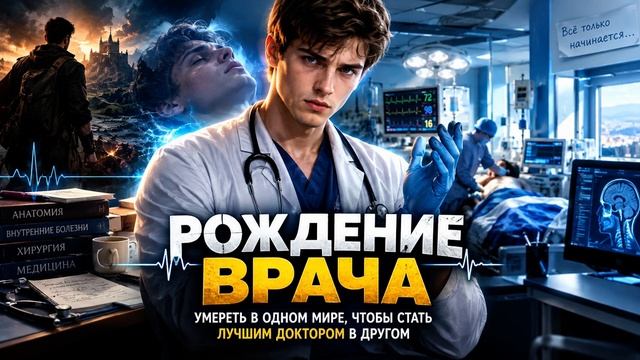 Аудиокнига полностью. Попаданцы. «Рождение врача» Книга 1 из 5