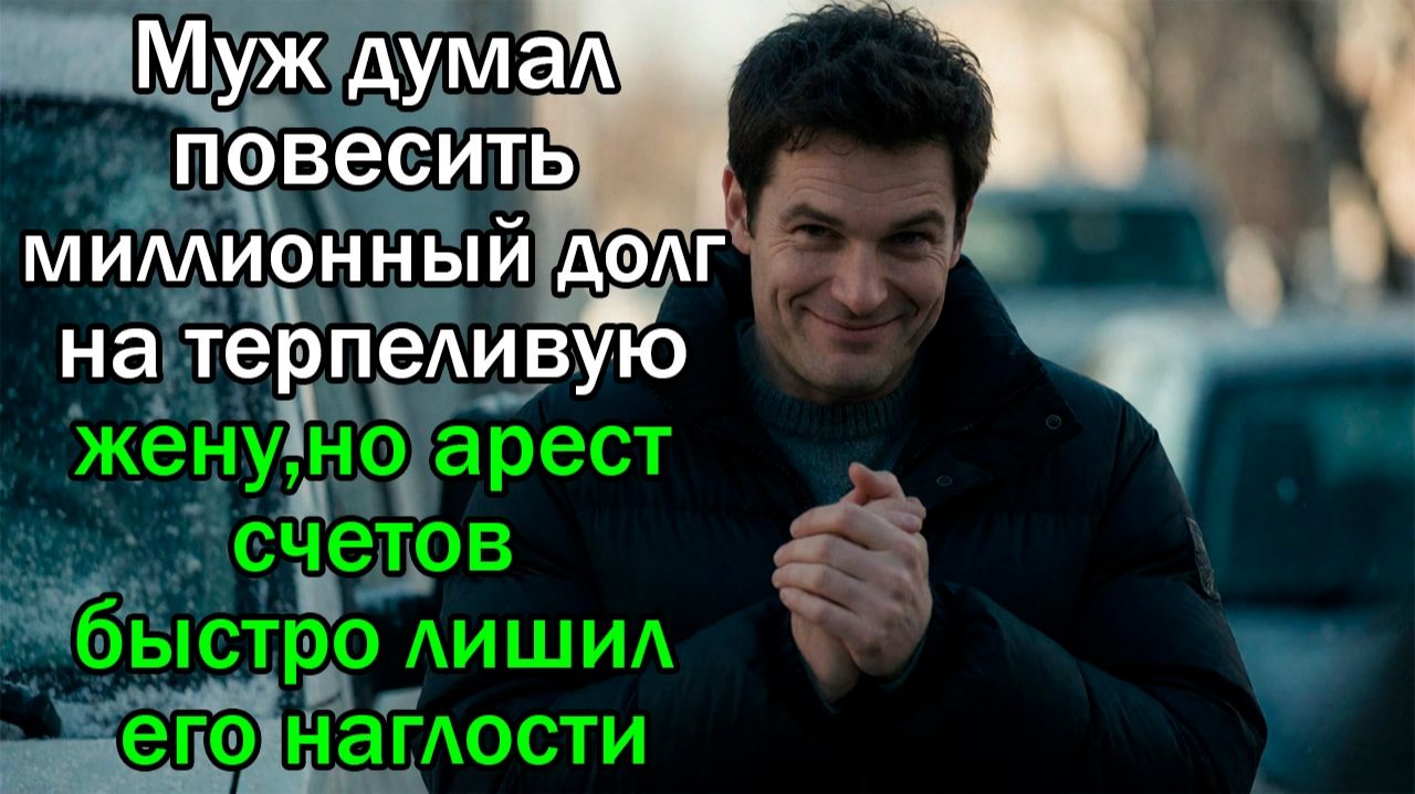 Муж думал повесить миллионный долг на терпеливую жену, но арест счетов быстро лишил его наглости
