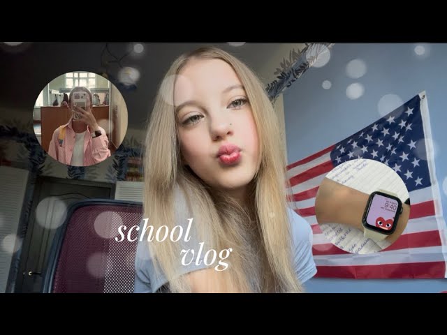 школьный VLOG📚|недельный влог|учись вместе со мной🤍