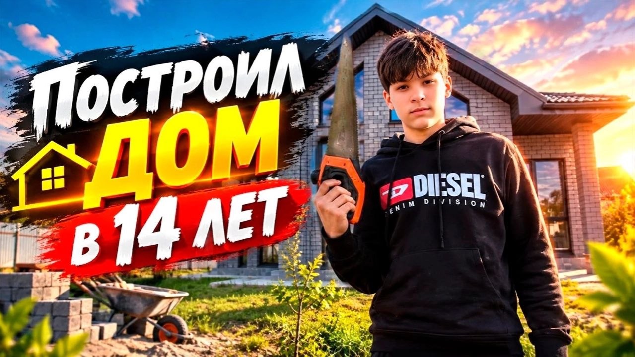 ПОСТРОИЛ ДОМ В 14 ЛЕТ