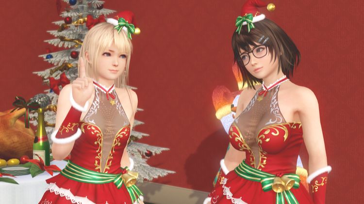 Holy Night Xmas Party With Venuses | DOAXVV | Прохождение сюжета | Без комментариев