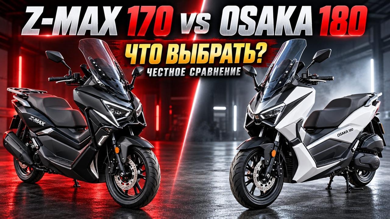 MotoRed: Что же все-таки выбрать? Z-max 170сс EFI или Osaka 180cc EFI? Основные критерии выбора.