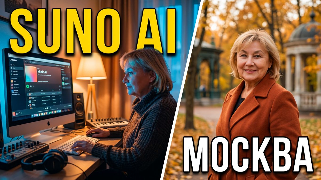 Почему мои песни МОИ? Секреты создания музыки в Suno. Творчество и осенняя Москва