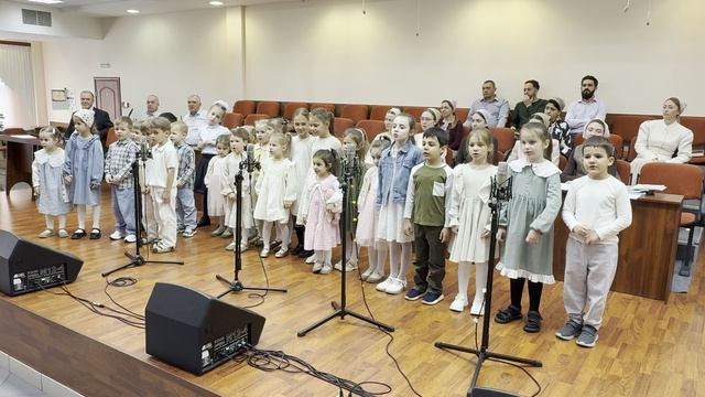 Дети мл.группы - Я хочу прославить Господа Христа