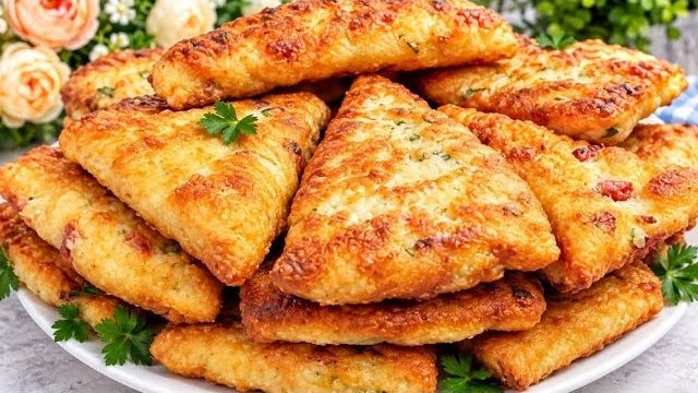 ТРИ КАРТОШКИ И ЦЕЛАЯ ГОРА ВКУСНЯТИНЫ! ЛЕНИВЫЕ ПИРОЖКИ С КАРТОШКОЙ!