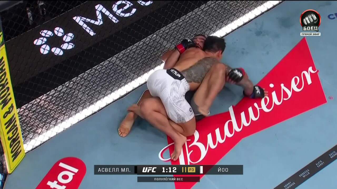 Изображение к видео: Майкл Асвелл-мл. пр отив Ю Джу Сана (видео). UFC Fight Night. MMA/Единоборства