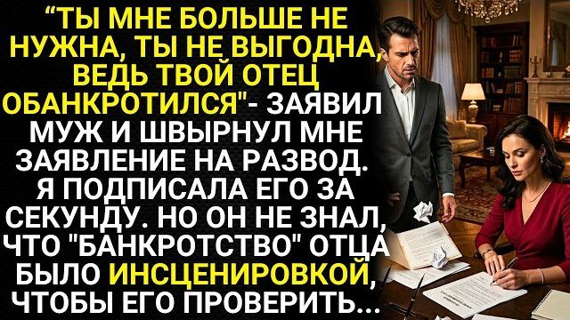 Истории из жизни| Твой отец обанкротился, ты мне больше не нужна |Аудио рассказы|Жизненные истории
