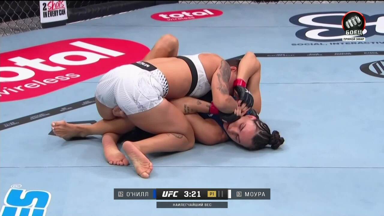 Изображение к видео: Кейси О"Нилл против Эдуарды Моуры (видео). UFC Fight Night. MMA/Единоборства