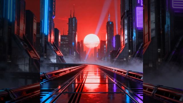 Synthwave Rider - Iron Horizon