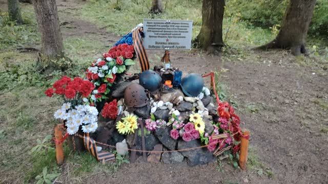 Ильинский родник. Памятник павшим в боях под  Зеленоградом.