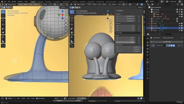 Introduction To 3D Characters Modeling In Blender 149. Eyes