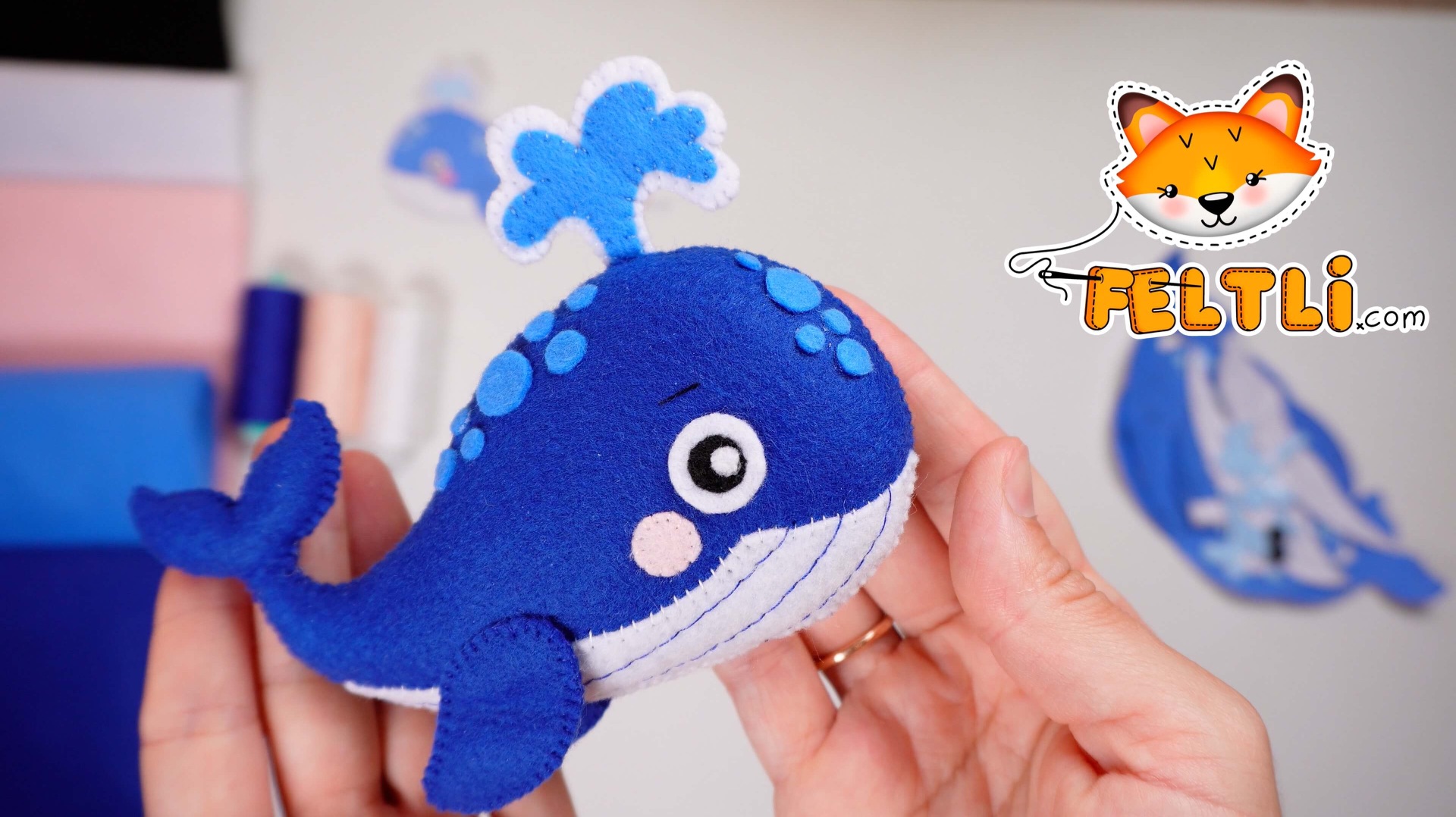 Морские игрушки из фетра
