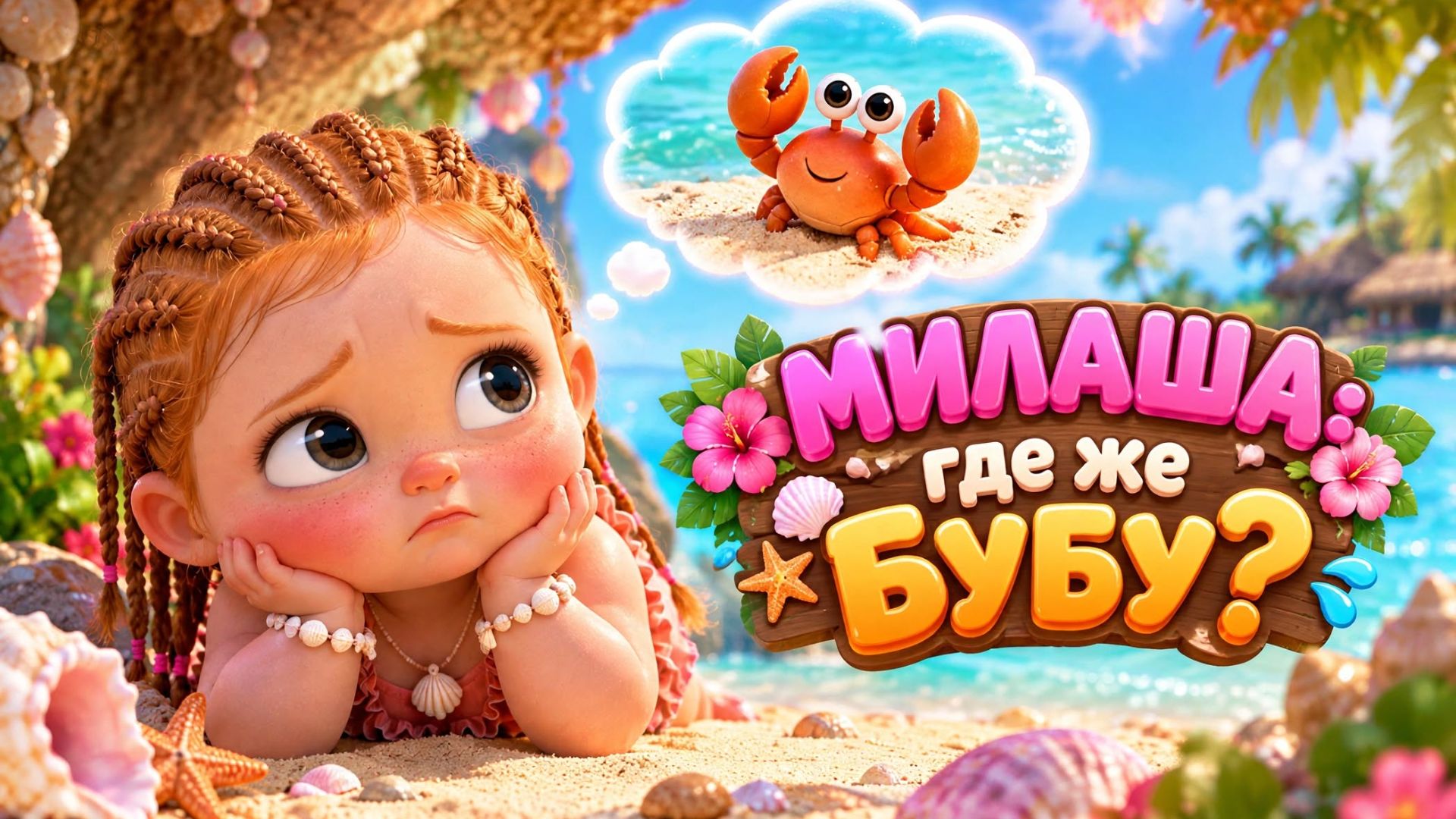 МИЛАША: где же БУБУ? 🦀
