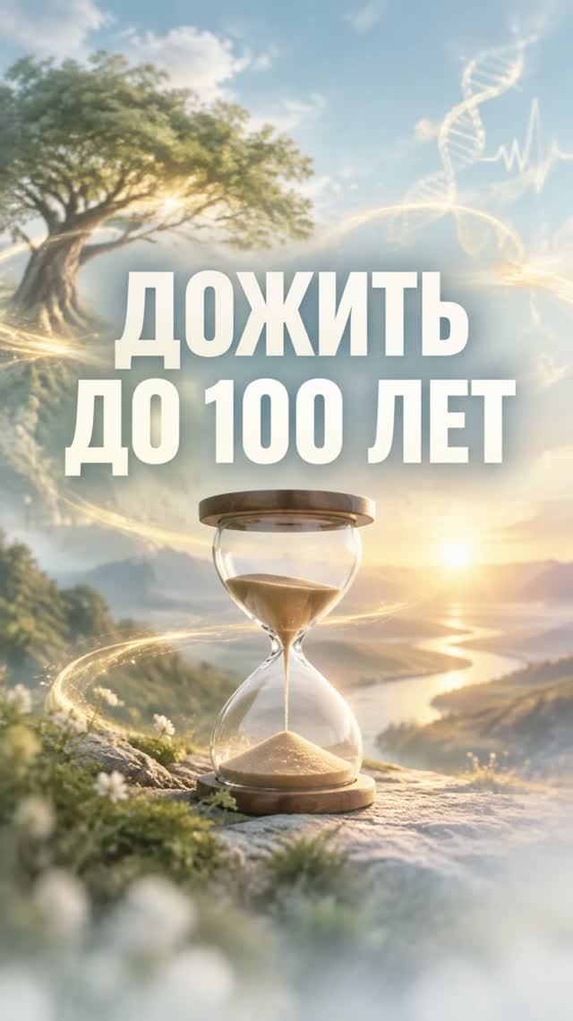 🌿 Хотите дожить до 100 лет? Начинайте заботиться о себе уже сегодня.