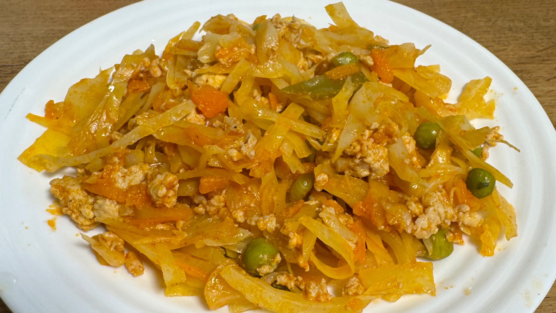 Капуста тушеная с фаршем